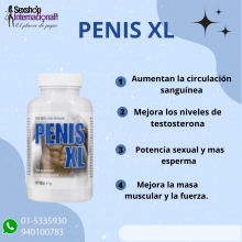 Penis XL 60 cápsulas para aumentar el tamaño del p